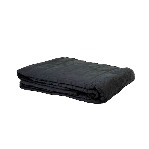 Mytee Products Small Sound Blanket 48inx48in Black Grommeted Sound Dampening Blanket, Woven Cotton. MB-SB4848-1 - main