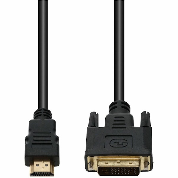 Add-On 3Ft Hdmi 1.3 To Dvi-D Dual Link (24+1 Pin) Male To Male Black Adapter HDMI2DVID3F - main