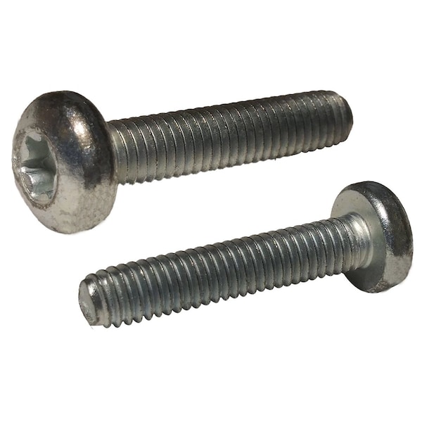 Newport Fasteners M4-0.7 x 6 mm, Zinc Plated Steel Pan Head Torx