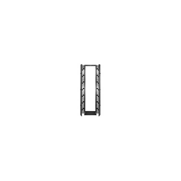 Chatsworth Products Cpi MCS MASTER VERTICAL CABLE MGR, DBL-SIDED 84"HX4.4"WX16.15"D, BLACK 30094-703 - main