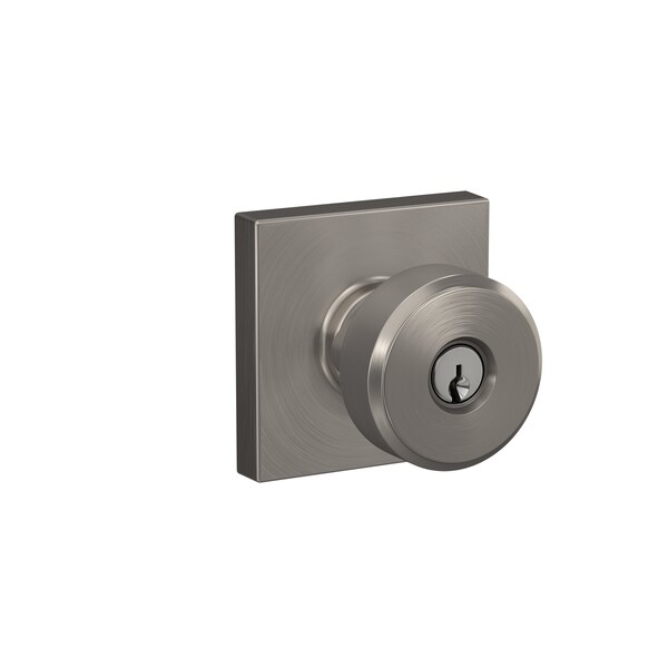 Schlage Residential Schlage Custom Swanson Knob with Collins Rose Keyed Entry Lock C Keyway with 16211 Latch and F51ASWA619COL - main