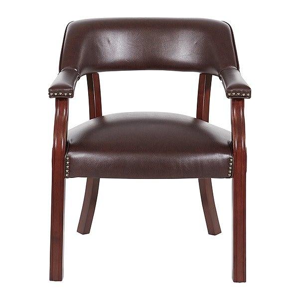 Office Star Collection: Traditional Traditional Guest Chair, Ox Blood Seat, Ox Blood Back, 24 1/2" W 24-1/2" L TV230-JT4 - main