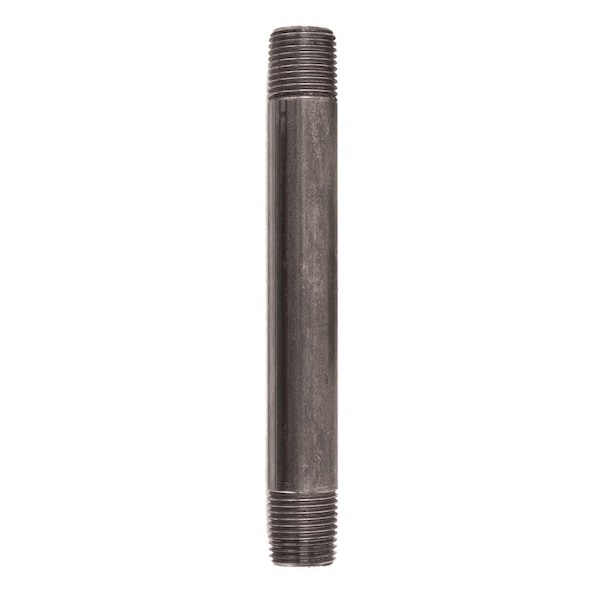 Ace Trading - Nipple 1/2 in. MIP each X 1/2 in. D MIP Black Steel 7 in. L Nipple 302U12X7 - main