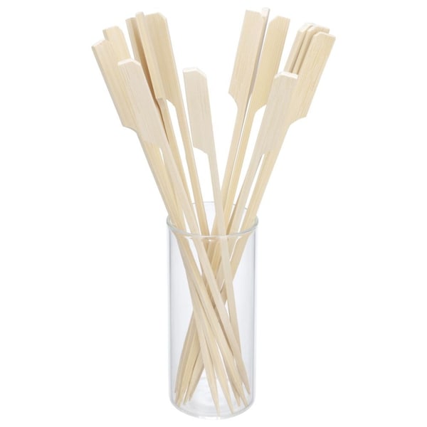 Verterra 8" VerTerTerra Bamboo Paddle Pick, 25 bags / 100 per bag, 2500PK VT-PK-08 - main