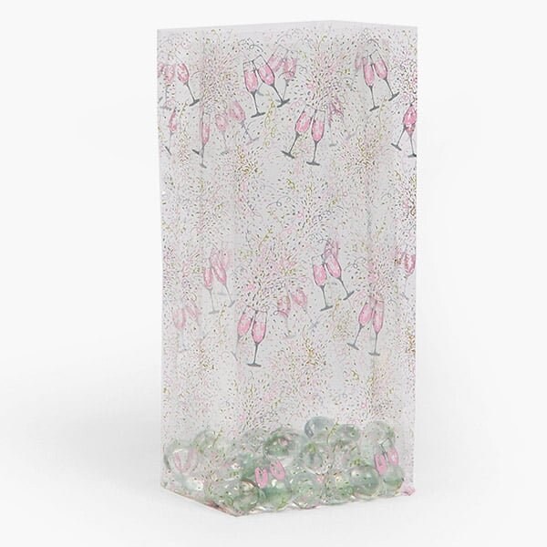 Nashville Wraps Celebration Cheers Cello Bags, 5x3x11.75 in, 100PK C4BCCH - main