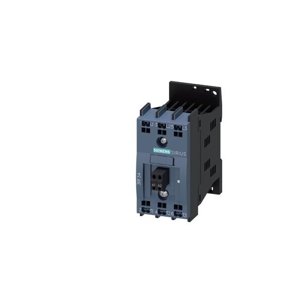 Siemens Solid-state contactor 3-phase 3RF3 AC 53 / 5.2 A / 40 Degrees C 48-600 V / 24 V DC 3RF3405-2BB06 - main