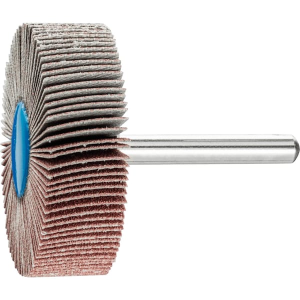 Pferd 2'' x 1/2'' Mounted Flap Wheel - 1/4'' Shank - Silicon Carbide - 120 Grit 45428 - main