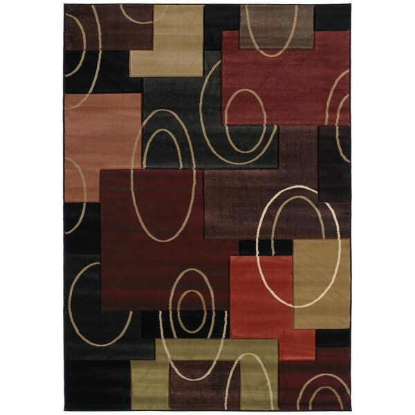 United Weavers 2 ft. 7 in. x 4 ft. 2 in. Contours Cha Cha Accent RugOnyx 510 20576 35C - main
