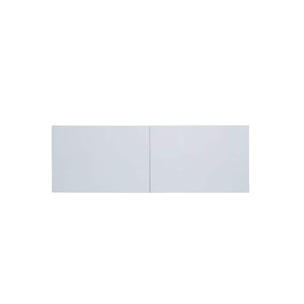 Cambridge Radiance 36in.Wx24in.Dx12in.H Ready to Assemble Slab Wall Bridge Kitchen Cabinet in White Gloss SA-W361224-WG-KIT - main