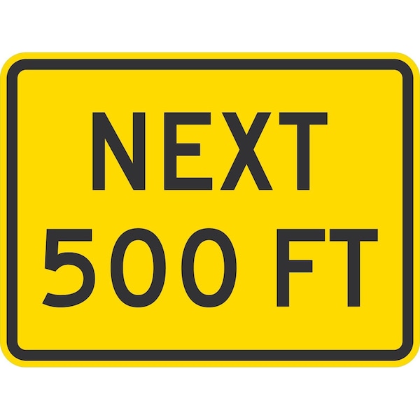 Lyle Next 500 Ft, 24x18, High Intensity Prismatic, Yellow G-12104-HI_24x18 - main