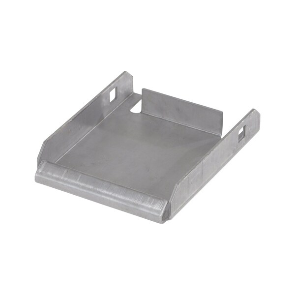 Vestil Steel Caster Pad 4 In. x 4-1/2 In. Top Plate Gray CST-CP-S-400X412 - main
