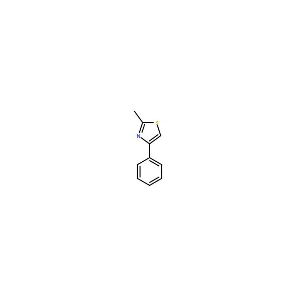 Ak Scientific 2-Methyl-4-phenylthiazole (5g), CAS 1826-16-0 9571AA-5g - main