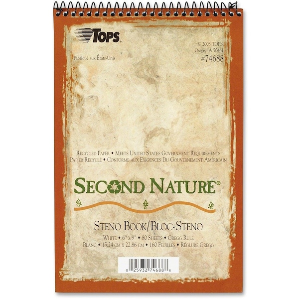 Tops 6 x 9" Recycled Notebook TOP74688 - main