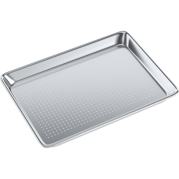 Amgood 13 in. x 18 in. 19 Gauge Half Size Perforated Aluminum Bun / Sheet Pan AMG PBP-19G-1813-1PK-Z - main