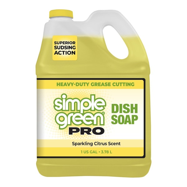 Simple Green Dish Soap, 1 gal, Jug, Lemon 4110100401128 - main