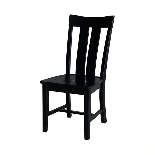 Whitewood Industries Set of Two Ava Dining Chairs, Black, PK2 CI46-13P - main