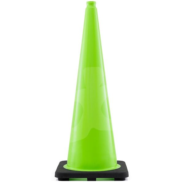 Xpose Safety 36 Inch Multipurpose PVC Lime Traffic Cone LTC36-1-X - main