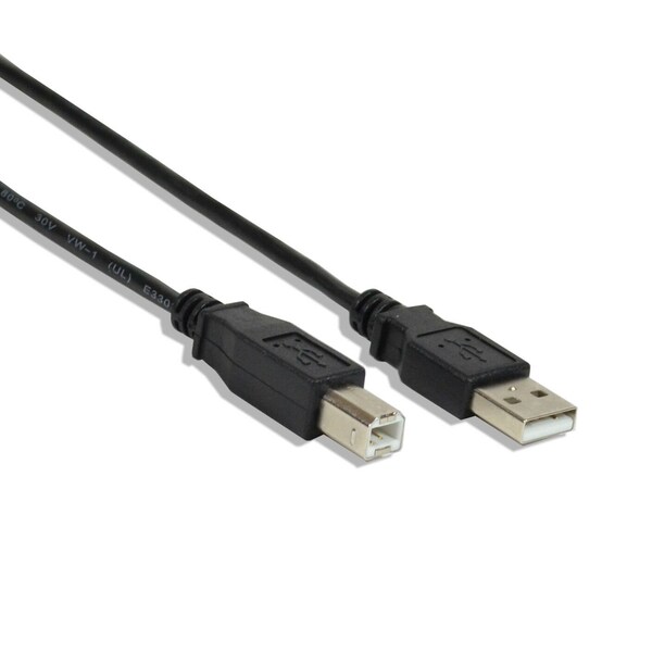Sanoxy Printer Cable USB 2.0 A to B A Male to B Male Compatible with HP Cannon Epson Dell Brother 10ft SANOXY-CABLE69-6ft - main