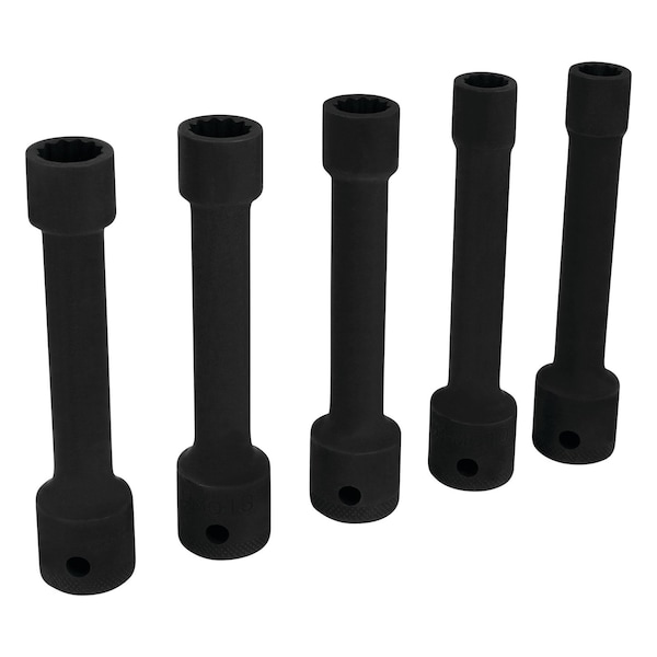 Performance Tool 5 pc. Head Bolt Socket Set, 12 Point, 10-14mm, Nissan Toyota Honda Ford GM W83183 - main