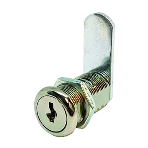 Olympus Lock Cam 1-3/4 in Disc Tumbler Nickel F/ 1-7/16 in Material - KA Key C346A 960-14A-C346A - main