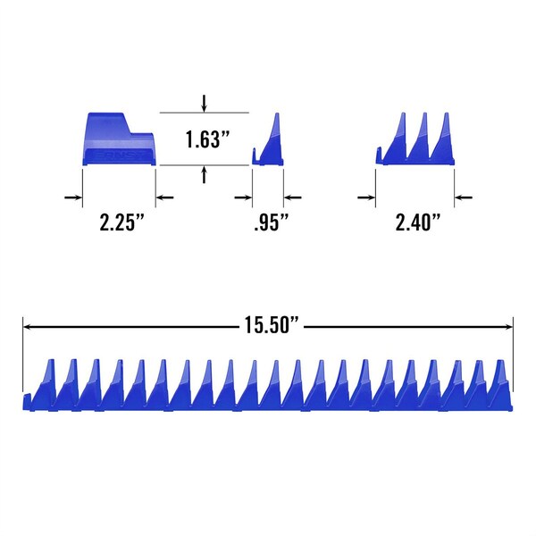 Ernst Manufacturing 20 Tool Magnetic Modular Wrench Pro - Blue 5405M - main