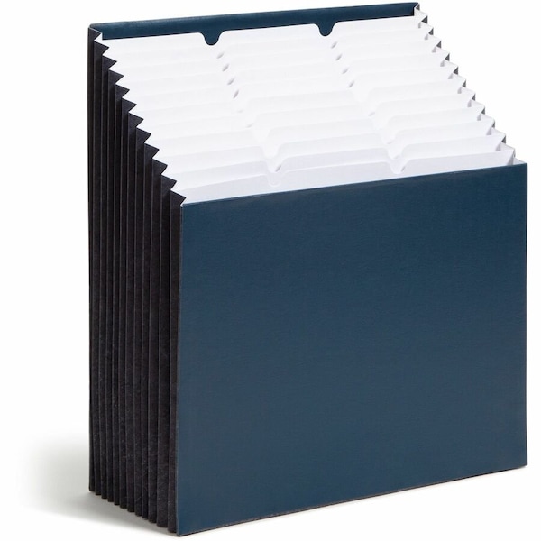 Smead STADIUM FILE, 12 SECTIONS, 1/12-CUT TAB, LETTER SIZE, NAVY 70211 - main