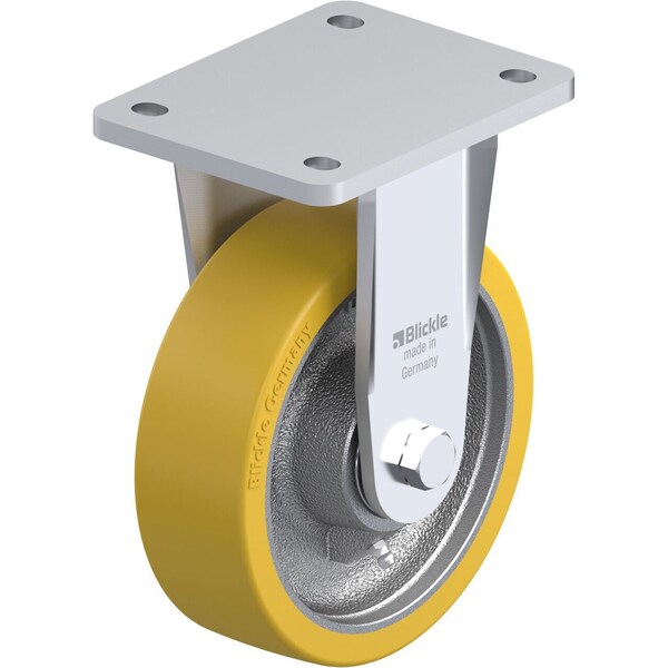Blickle Rgd Plate Caster, Poly, 6-1/4", 1750 lb. BO-GTH 160K - main
