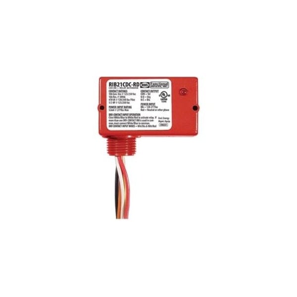 Functional Devices-Rib Enclosed Relay, 10A, SPDT RIB21CDC-RD - main