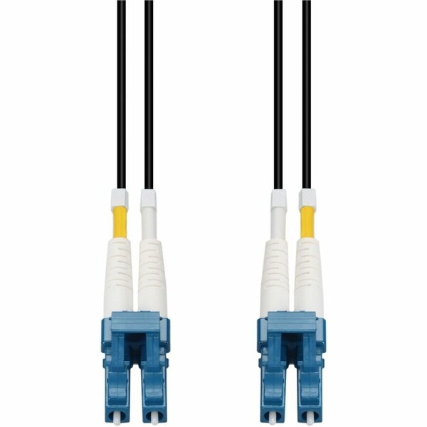 Add-On 60M LC TO LC BLACK OS2 DUPLEX OFNR (RISER-RATED) SMF FIBER OUTDOOR PATCH CABLE ADD-LC-LC-60M9SMFIO-BK - main