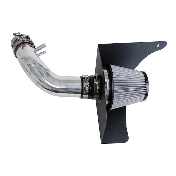 Hps Performance Air Intake Kit with Heat Shield, Polished, 827-638P - main