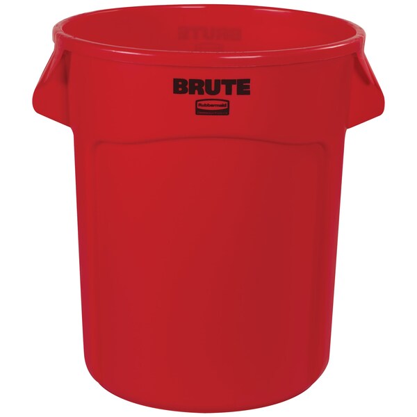Brute Rubbermaid Trash Can - 20 Gallon, Red RUB320CR - main