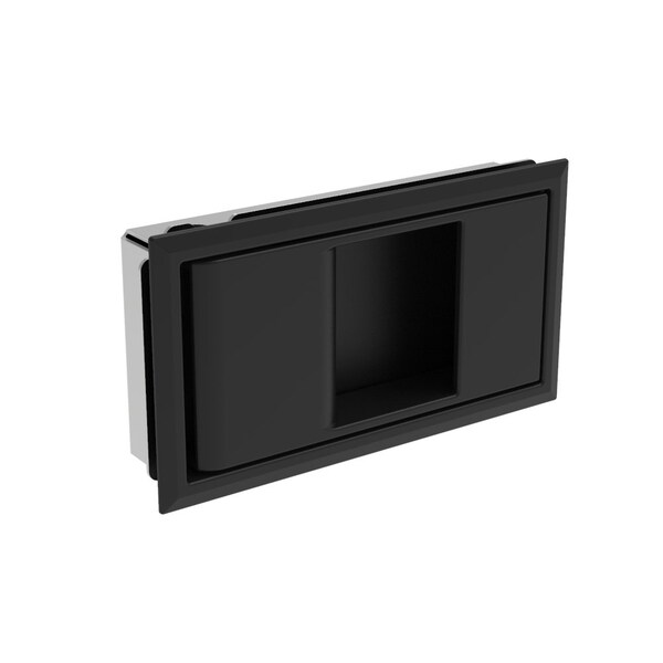 Southco Multi-Point Compression Latch Actuator, Non-Locking Handle Style, Zinc alloy, Black M3-10 - main