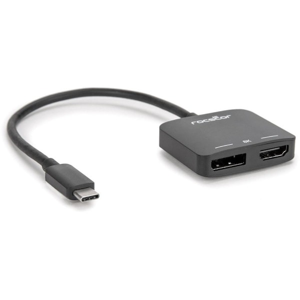 Rocstor Premium USB C to HDMI 2.0 or DisplayPort 1.4a Monitor Adapter - MST Mode Y10A268-B1 - main