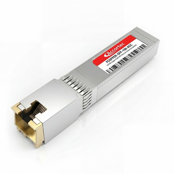 Accortec SFP Module - For Data Networking - 1 x RJ-45 100Base-TX NetworkFast Ethernet - 100Base-TX FCOPPER-SFP-100-ACC - main