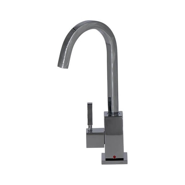 Mountain Plumbing Hot Water Faucet with Contemporary Square Body in Black MT1880-NL/BL - main