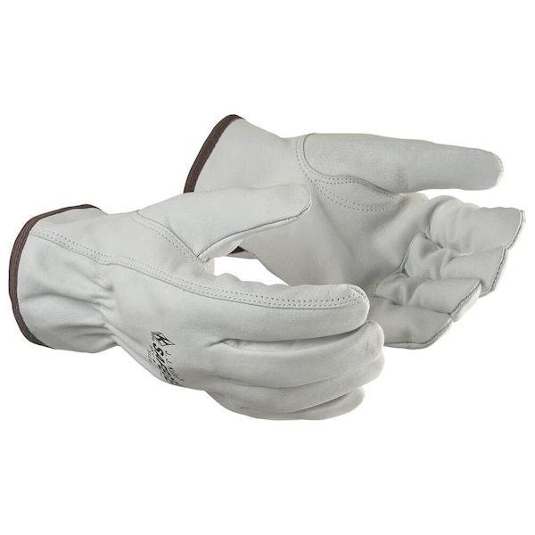 Jj Keller Regular Grade Cowhide Leather Driver Gloves with Keystone Thumb, Medium 76883 - main