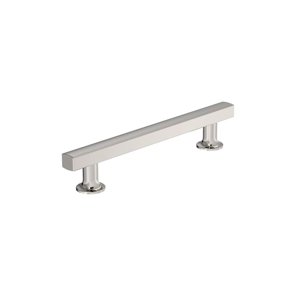 Amerock Everett 5-1/16 inch 128mm Center-to-Center Polished Nickel Cabinet Pull BP37105PN - main