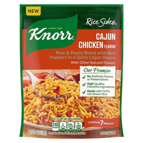 Knorr Cajun Chicken Flavored Rice Sides, 5.8 Ounce, 8PK 62724267 - main
