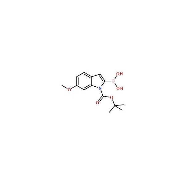Ak Scientific 1-BOC-6-methoxyindole-2-boronic acid (5g), CAS 850568-65-9 V8045-5g - main