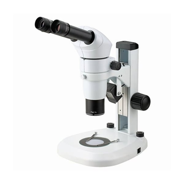 Amscope PM220 Zoom Large Clear Depth Binocular Stereo Microscope 8X-50X on Track Stand w/Common Main Object PM200B - main