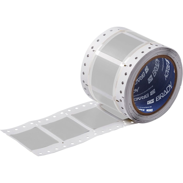 Brady PermaSleeve Heat Shrink Wire and Cable Labels 1 in. for 3 in., 1 in. Gray Double-Sided 3PS-1000-2-GY-S-2 - main