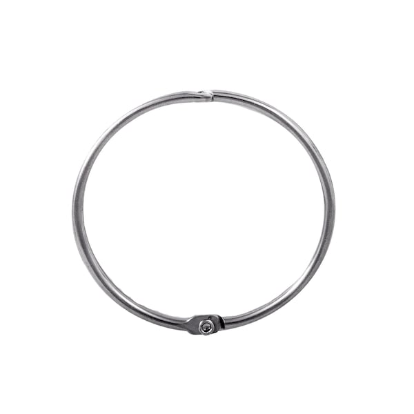 Kenney Mfg Rust-Resistant Metal Circular O-Ring Shower Curtain Rings, Set of 12, Chrome KN96004 - main