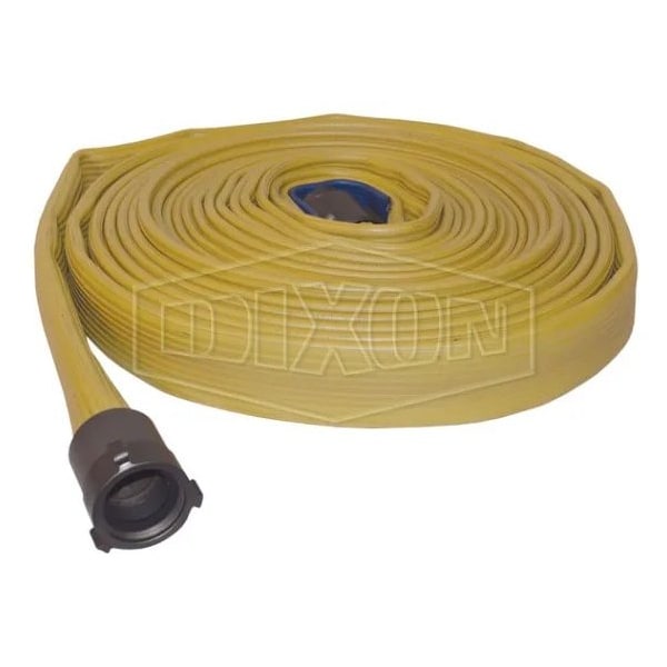 Dixon Double Jacket Fire Hose, 3 in, NST NH, 50 ft L, 360 psi, Polyester D8325Y50RAF - main