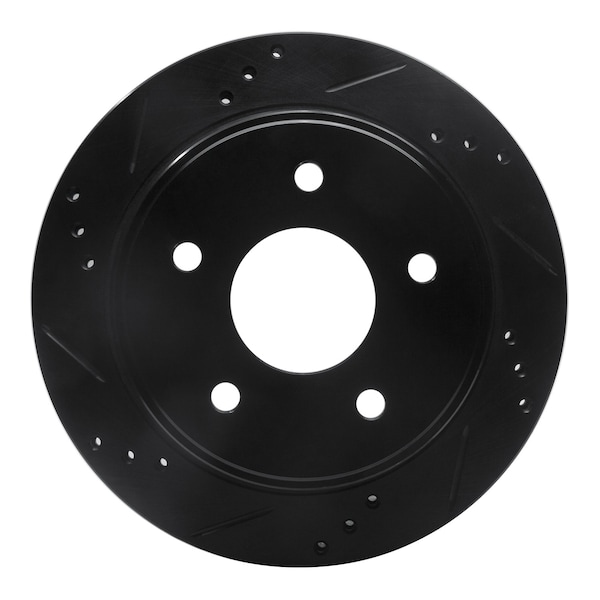 Dynamic Friction Co DFC Brake Rotor - Drilled and Slotted - Black 633-48032L - main