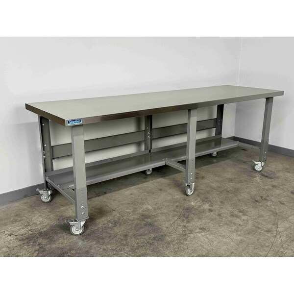 Stackbin Workbench, Mobile, Height, Adj. S9630-3512-BL - main