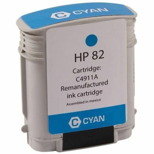 Clover Imaging Group WF Remanufactured High Yield Cyan Wide Format Ink Cartridge WH82C - main