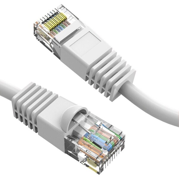 Axiom 20Ft Cat6 Cable W/Boot (White) C6MB-W20-AX - main