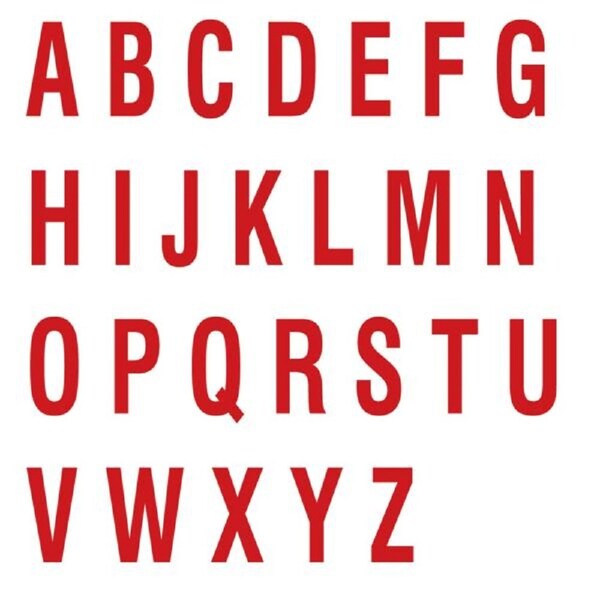 Accuform LETTERS NUMBERS MAGNETIC NAM804RD - main