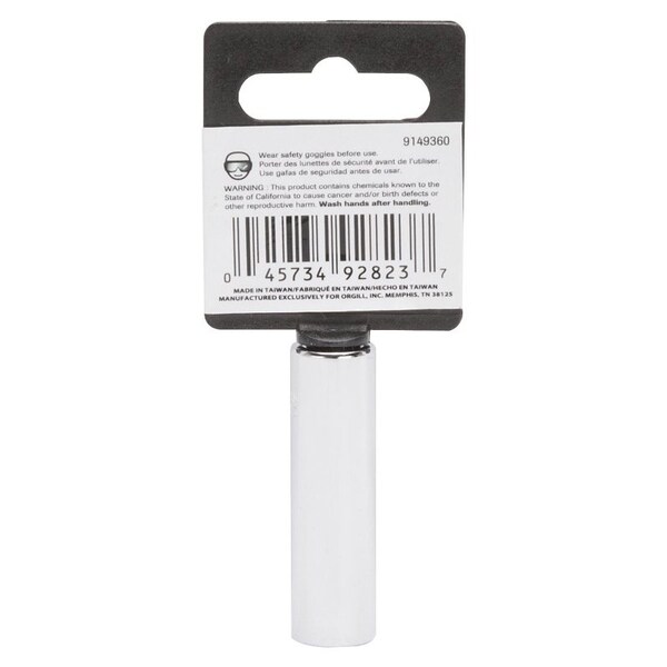 Vulcan Drive Socket, 10 mm Socket, 1/4 in Drive, 6-Point, Chrome Vanadium Steel, Chrome, MT6487808 MT6487808 - main