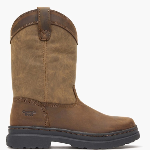 Georgia Boot Superlyte, Youth Kids Boot, 4.5 M, 8 in Height, Soggy Brown GB00676Y - main